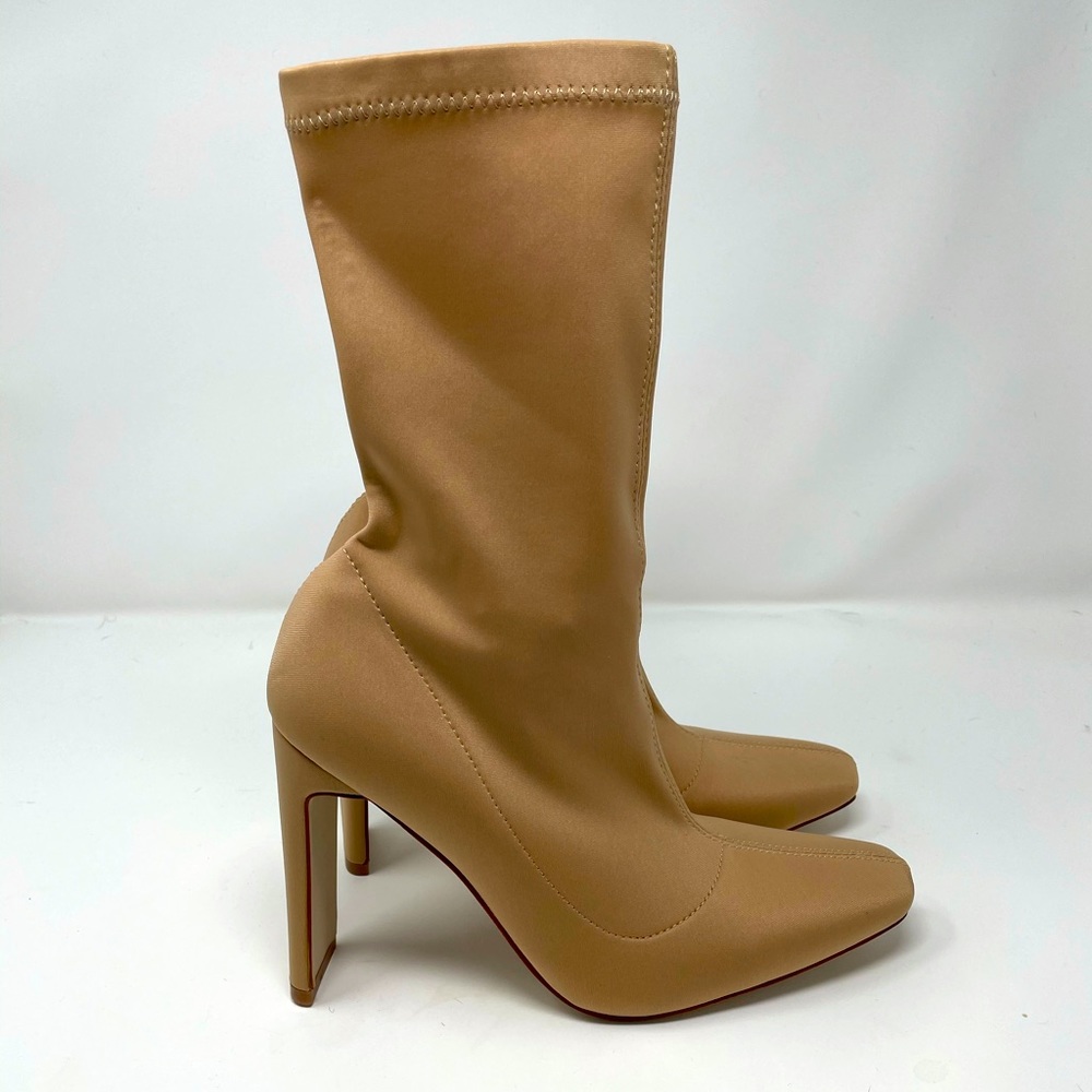Tan sock boots